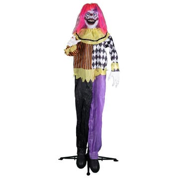 Animatronic Halloween Decoratie Zwaaiende Evil Clown Licht, Verzenden, Nieuw, Overige typen