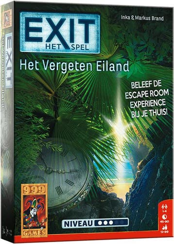 EXIT - Het Vergeten Eiland | 999 Games - Gezelschapsspellen, Hobby en Vrije tijd, Gezelschapsspellen | Bordspellen, Verzenden