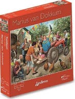 Marius van Dokkum - Tuinfeest Puzzel (1000 stukjes) | Art, Hobby en Vrije tijd, Denksport en Puzzels, Verzenden, Nieuw