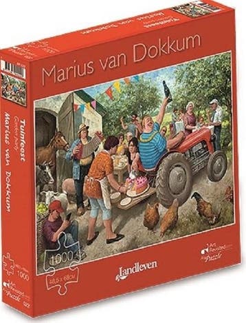 Marius van Dokkum - Tuinfeest Puzzel (1000 stukjes) | Art, Verzenden, Nieuw
