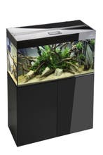 Osaka Glossy aquarium 80 Black + Meubel (Aquaria & meubels), Ophalen of Verzenden, Nieuw, Leeg aquarium