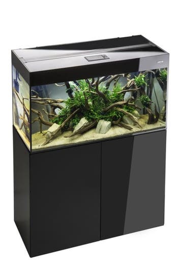 Osaka Glossy aquarium 80 Black + Meubel (Aquaria & meubels), Dieren en Toebehoren, Ophalen of Verzenden, Nieuw, Leeg aquarium