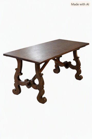 Tafel - Walnoot - Fratino van massief hout, Antiek en Kunst