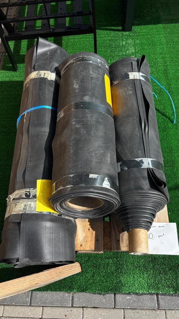 EPDM-Dakbedekking €10 per m2, Doe-het-zelf en Verbouw, Dakpannen en Dakbedekking, Zwart, Nieuw, Overige materialen, Overige typen