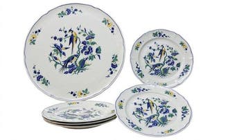 Villeroy & Boch - Ontbijtbord (6) - Phoenix blau, Malve -