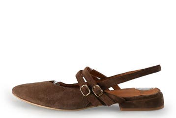 Manfield Slingbacks in maat 40 Bruin, Bruin, Verzenden, Zo goed als nieuw, Manfield