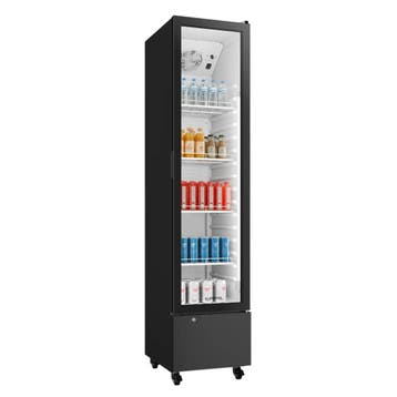 GrandCooler Drankkoelkast 220L | Zwart | JouwKlimaatkast, Zonder vriesvak, 200 liter of meer, Refurbished, 45 tot 60 cm