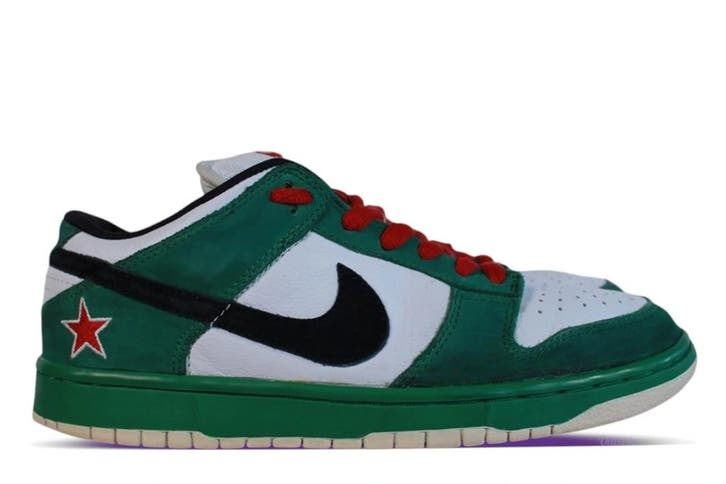 Nike SB Dunk Low Heineken •, Kleding | Heren, Schoenen, Sneakers of Gympen, Ophalen of Verzenden