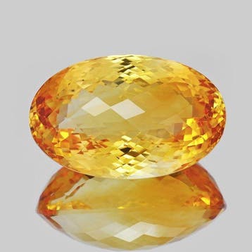 Zonder minimumprijs - 1 pcs Geel Citrien - 62.42 ct -, Nieuw