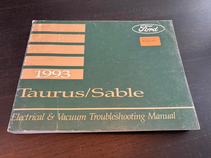 FORD Taurus / Sable Service handleiding 1993, Auto diversen, Handleidingen en Instructieboekjes, Ophalen of Verzenden