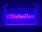 Oliebollen oliebol neon bord lamp LED verlichting reclame li, Verzamelen, Verzenden, Nieuw