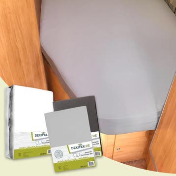 Textielpakket Frans bed - 1 molton met 2 hoeslakens - links, Eenpersoons, Verzenden, Nieuw, Wit