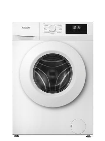 Hanseatic WME7A4 - Wasmachine - 7 kg - 1300 tpm -, Ophalen of Verzenden, Nieuw, Voorlader, 85 tot 90 cm