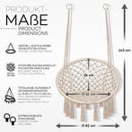 Hangstoel - Binnen & Buiten - Hangschommel - Tot 200 kg - Be, Verzenden, Zo goed als nieuw