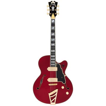 (B-Stock) DAngelico Excel 59 Trans Cherry semi-akoestische, Verzenden, Nieuw