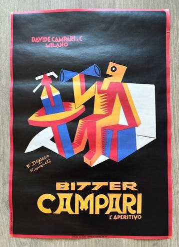 Fortunato Depero - Bitter Campari Futurismo italiano