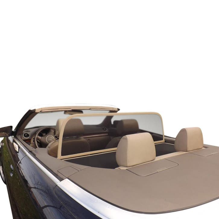 Audi A4 (2002-2006) Cabrio windscherm Beige windscherm op, Auto diversen, Overige Auto diversen, Ophalen of Verzenden