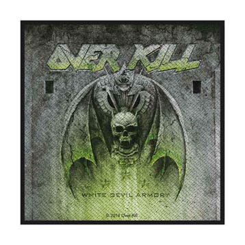 Overkill - White Devil Armoury - Patch officiële merchandise, Ophalen of Verzenden, Nieuw, Kleding
