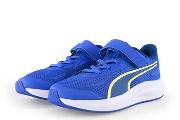 Puma Sportschoenen Jongens in maat 34 Blauw, Verzenden, Puma, Zo goed als nieuw, Jongen of Meisje