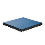 Rubber tegel met pen- en gat verbinding EPDM - Blauw - 50x50, Tuin en Terras, Verzenden, Nieuw