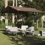 vidaXL Kampeerluifel waterdicht 306x306 cm bruin, Verzenden, Nieuw, Tot en met 2