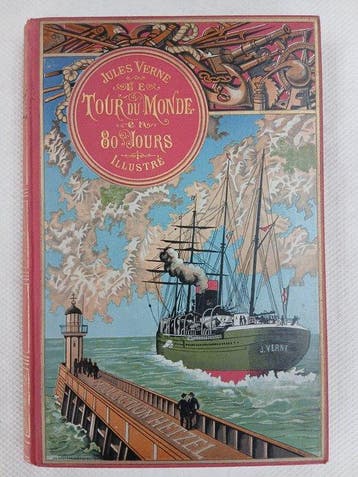 Jules Verne - Le tour du monde en 80 jours - 1894