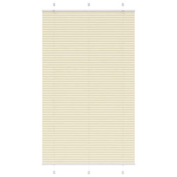 vidaXL Plissé rolgordijn 120x200cm stofbreedte 119,4cm, Verzenden, Nieuw, Crème