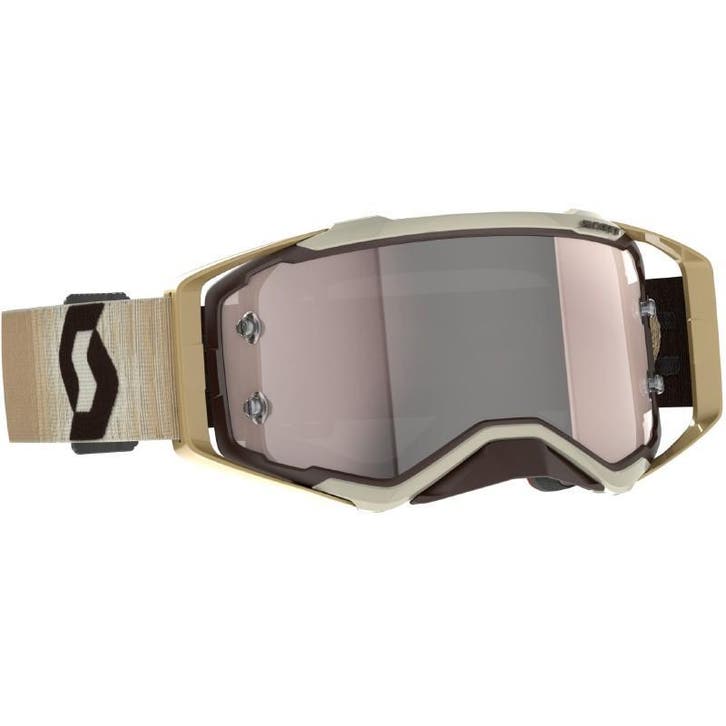 Crossbril Scott Prospect - Beige, Motoren, Kleding | Motorkleding, Nieuw met kaartje, Motorcrosskleding, Verzenden