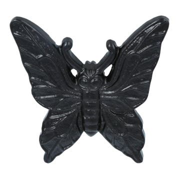 Deurknop Vlinder IJzer zwart 103x131 mm, Doe-het-zelf en Verbouw, Verzenden, Nieuw