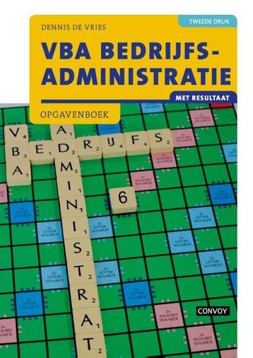 VBA Bedrijfsadministratie met resultaat 2e dru 9789463175166, Boeken, Zo goed als nieuw
