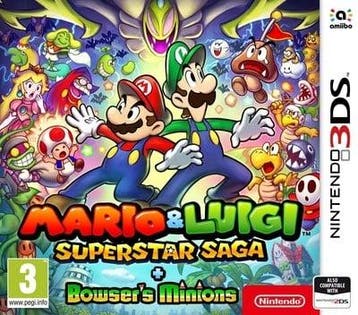 3DS Mario & Luigi: Superstar Saga + Bowsers Minions, Verzenden, Zo goed als nieuw