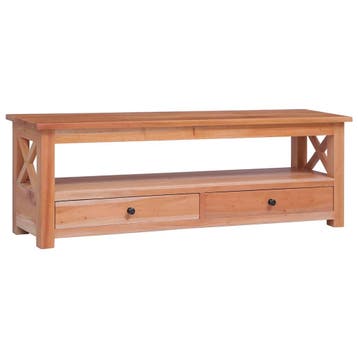 vidaXL Tv-meubel 115x30x40 cm massief mahoniehout, 100 tot 150 cm, Verzenden, Nieuw, Minder dan 100 cm