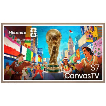 Hisense 55S7NQTUK Canvas TV 4K 144Hz 55 inch - Zwart, Ophalen of Verzenden, Nieuw