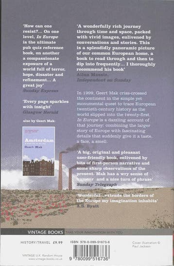In Europe 9780099516736 Geert Mak, Verzenden, Gelezen, Geert Mak