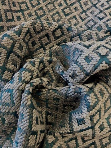 PIQUE  - Prachtige jacquard bouclé meubelstof met, Antiek en Kunst