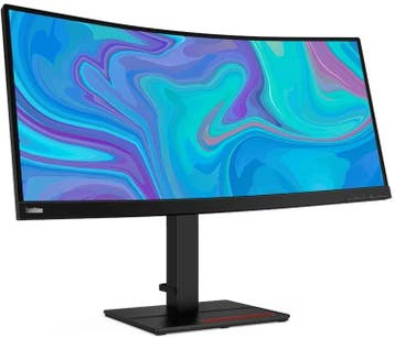 Lenovo ThinkVision T34w-20 Zwart 34" gebogen monitor, Computers en Software, Ophalen of Verzenden, Zo goed als nieuw, SSD