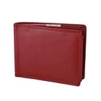 Houtkamp Leren Heren Portemonnee - Billfold - Leer - Rood, Overige merken, Verzenden, Nieuw, Leer