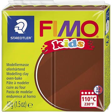 FIMO® Kids Boetseerklei, bruin, 42 gr/ 1 doos, Nieuw