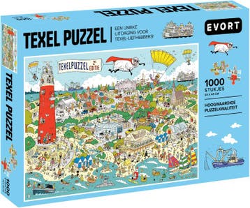 Texel Puzzel - 2e Editie (1000 stukjes) | Evort - Puzzels, Verzenden, Nieuw
