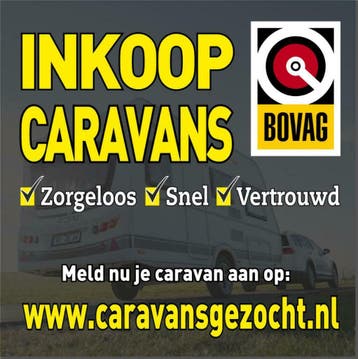 GEZOCHT :InkoopAlle Merken Caravans door BOVAGBEDRIJF, Caravans en Kamperen