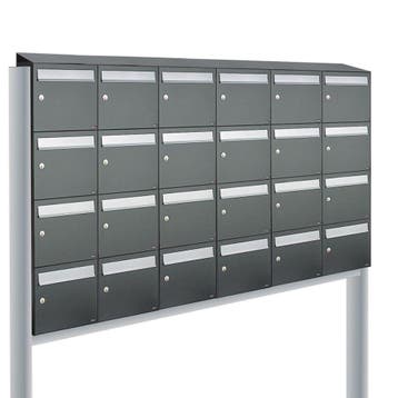 Brievenbusunit Flow set vrijstaand 6-breed, 4-hoog -, Verzenden, Nieuw