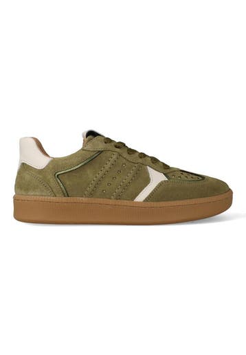 DWRS Sneakers Mirabel Olijfgroen / Off White-37, Verzenden, Nieuw, Groen
