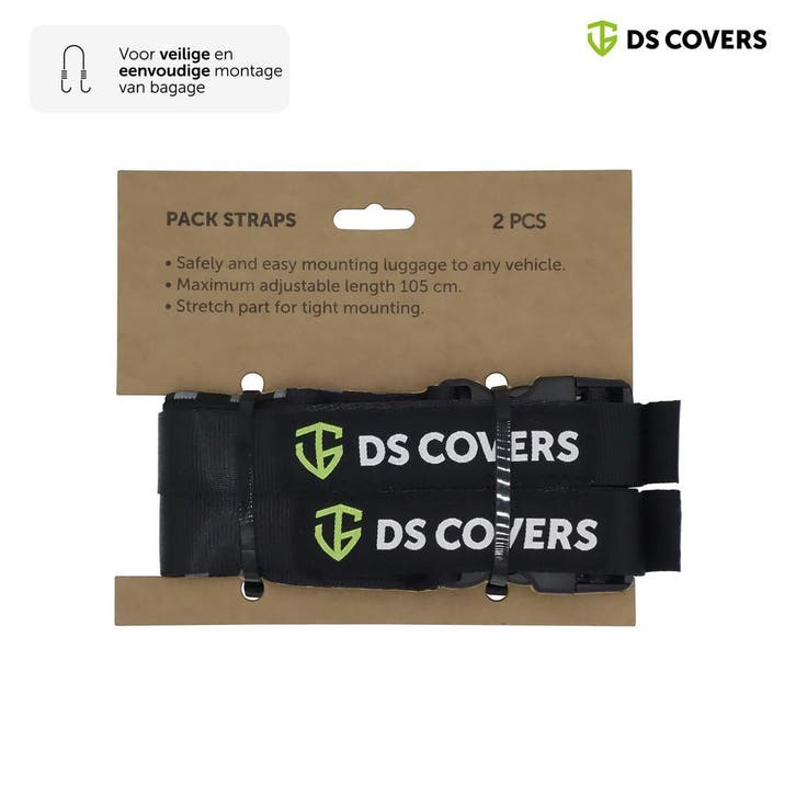 PACK Straps van DS COVERS - 105cm (30-105cm) Veilige montage, Auto-onderdelen, Motor en Toebehoren, Nieuw, Verzenden