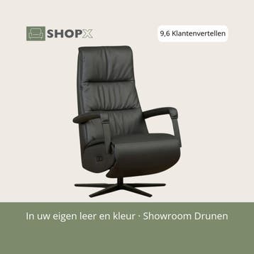 Leren sta-op-stoel Core - Toledo Nero (zwart) - extra large, Huis en Inrichting, Bohemian, Industrieel, Modern, Scandinavisch