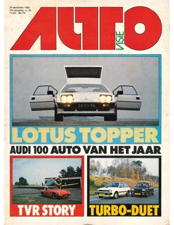1982 AUTOVISIE MAGAZINE 26 NEDERLANDS, Nieuw, Author