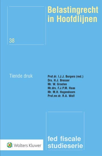 Belastingrecht in Hoofdlijnen 9789013159226, Verzenden, Zo goed als nieuw