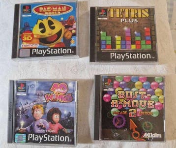 Sony - Playstation 1 (PS1) - Pac Man World + Bust A-Move 2 =, Nieuw