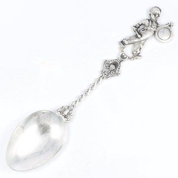 J. Niekerk. Gelefenheidslepel. - Lepel - .835 zilver, Antiek en Kunst