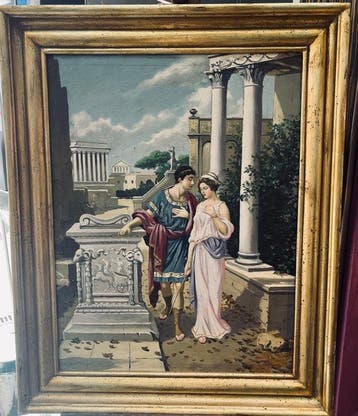 C. Peraino (XX) - Figure in un cortile