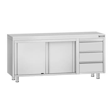 GGM Gastro | RVS Werkkast ECO - 1800x700mm - met |, Verzenden, Nieuw in verpakking, Meubilair
